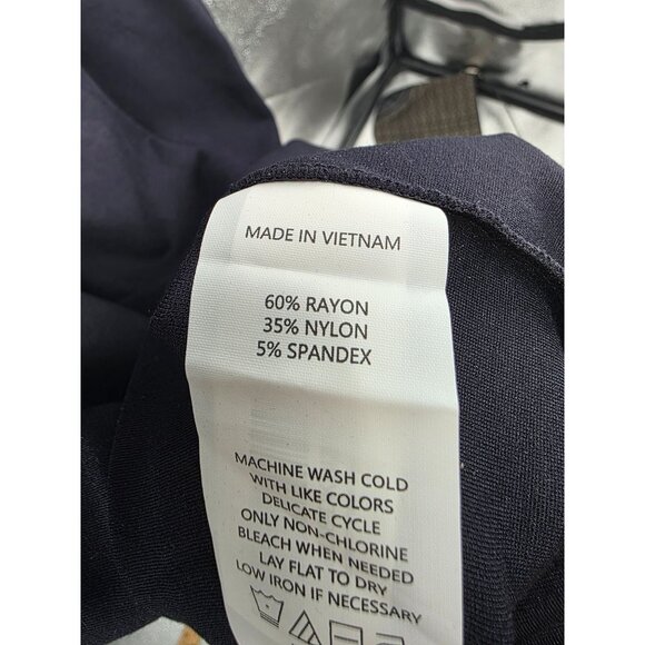 Quince Ultra-Stretch Ponte Sleeveless Dress Navy Small NWT - Picture 5 of 9